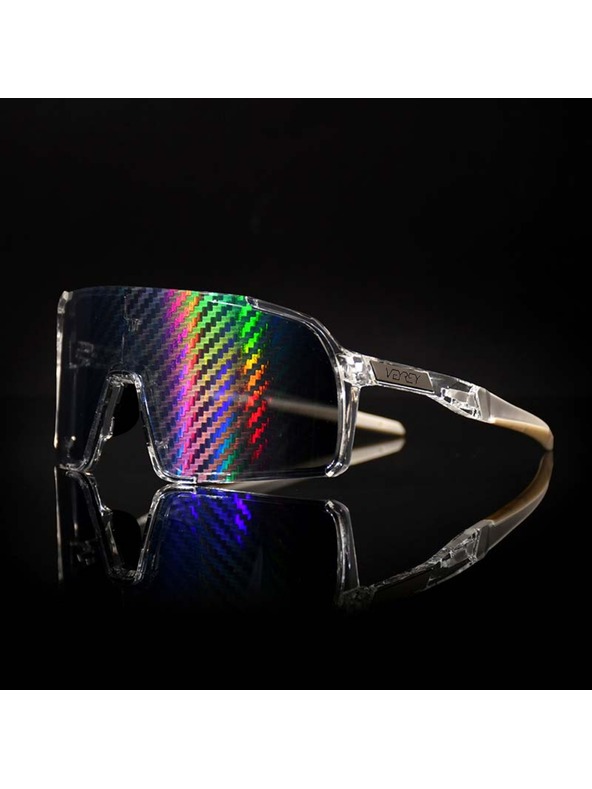 VEYREY VeyRey sport napszemüveg Ogharod (hologram Carbon) átlátszó keret többszínű lencsék