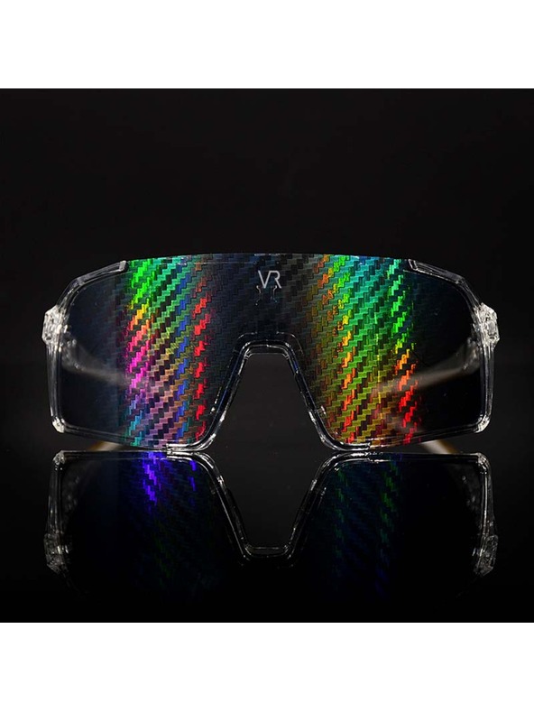 VEYREY VeyRey sport napszemüveg Ogharod (hologram Carbon) átlátszó keret többszínű lencsék
