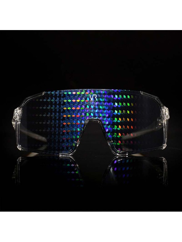 VEYREY VeyRey sport napszemüveg Ogharod (hologram Diamond) átlátszó keret többszínű lencsék