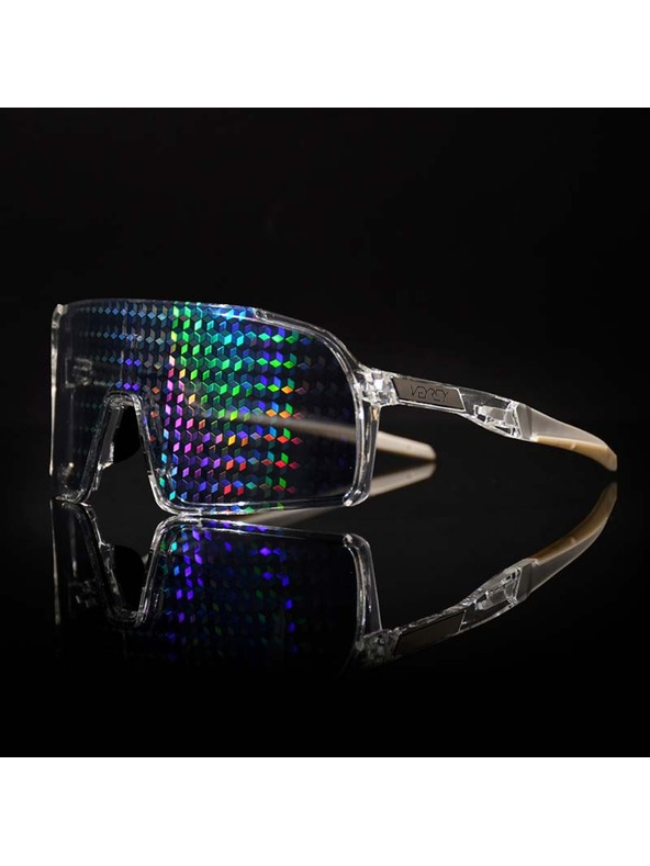 VEYREY VeyRey sport napszemüveg Ogharod (hologram Diamond) átlátszó keret többszínű lencsék