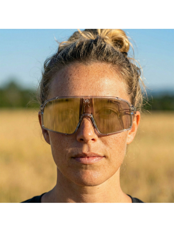VEYREY VeyRey sport fotokróm napszemüveg Ogharod átlátszó keret arany lencse