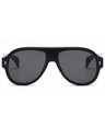 VEYREY VeyRey pilóta napszemüveg Monoeet fekete keret fekete lencsék