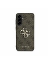 Guess Guess PU 4G Metal Logo Hátlap Samsung Galaxy A56 számára Brown
