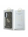 Guess Guess PU 4G Metal Logo Hátlap Samsung Galaxy A56 számára Brown