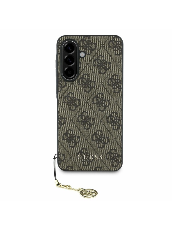Guess Guess 4G Charm Hátlap Samsung Galaxy A56 számára Brown