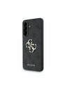Guess Guess PU 4G Metal Logo Hátlap Samsung Galaxy A56 számára Grey
