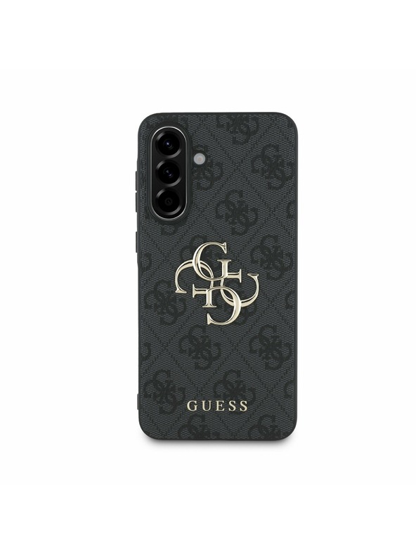 Guess Guess PU 4G Metal Logo Hátlap Samsung Galaxy A56 számára Grey