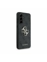 Guess Guess PU 4G Metal Logo Hátlap Samsung Galaxy A56 számára Grey