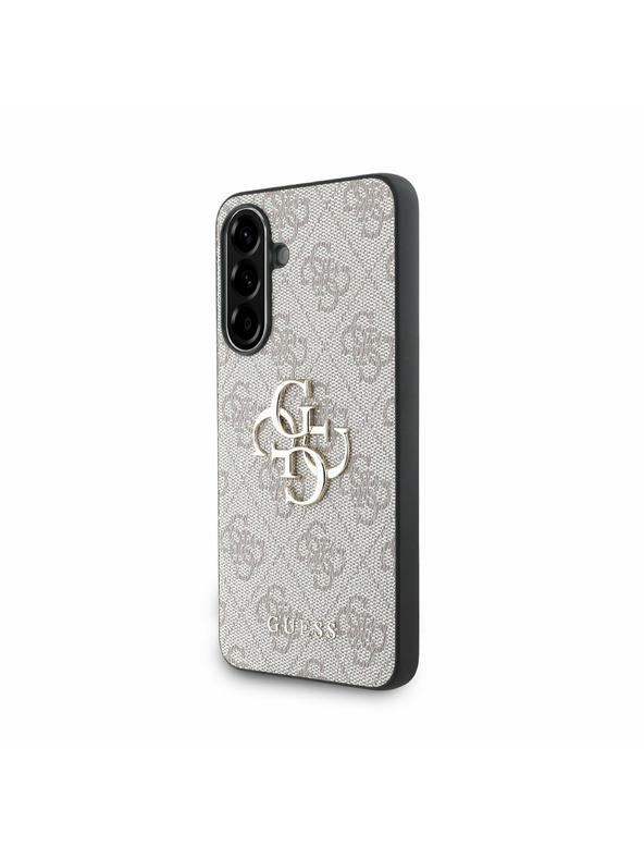 Guess Guess PU 4G Metal Logo Hátlap Samsung Galaxy A56 számára Pink