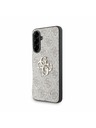 Guess Guess PU 4G Metal Logo Hátlap Samsung Galaxy A56 számára Pink