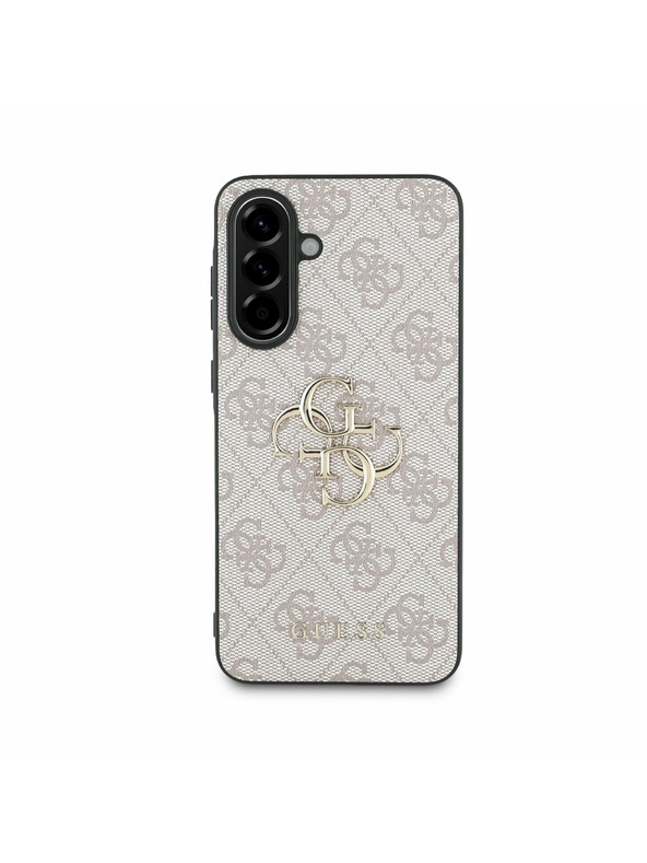 Guess Guess PU 4G Metal Logo Hátlap Samsung Galaxy A56 számára Pink