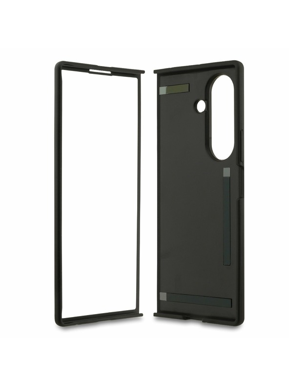 Guess Guess PU 4G Metal Logo Hátlap Samsung Galaxy Z Fold 7 számára Grey