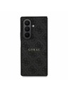 Guess Guess PU Leather 4G Colored Ring Magnetic Hátlap Samsung Galaxy Z Fold 7 számára Black