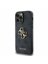 Guess Guess PU 4G Metal Logo Hátsó Tok iPhone 14 Pro Max-hoz Grey