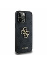 Guess Guess PU 4G Metal Logo Hátsó Tok iPhone 14 Pro Max-hoz Grey