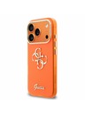Guess Guess IML 4G Script Metal Logo Hátsó Tok iPhone 17 Pro Max-hoz Orange