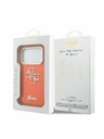 Guess Guess IML 4G Script Metal Logo Hátsó Tok iPhone 17 Pro Max-hoz Orange