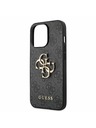 Guess PU 4G Metal Logo Zadní Kryt pro iPhone 13 Pro Grey Telefontok