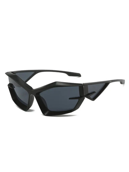 VEYREY VeyRey Unisex futurisztikus Calictor napszemüveg fekete univerzális