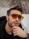 VEYREY VeryRey Ghost Napszemüveg Pilot Narancs