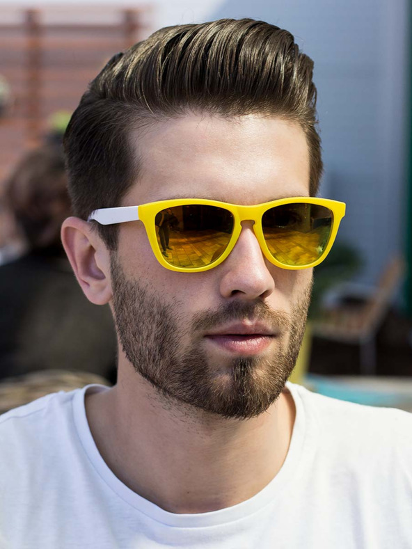 VEYREY VeyRey Nerd Cool sárga-fehér napszemüveg VeyRey Nerd Cool sárga-fehér napszemüveg