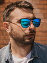 VEYREY Ezüst unisex polarizált napszemüveg Veyrey Tickles ezüst