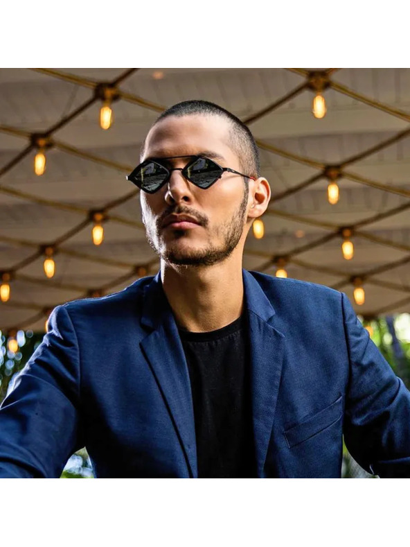 VEYREY Fekete unisex VeyRey Aeltimpion napszemüveg