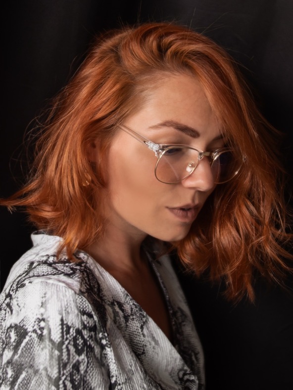 VEYREY VeyRey kék fényt blokkoló szemüveg ovális Sigrid Clear