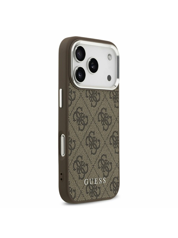 Guess Guess 4G MagSafe Hátlap iPhone 17 Pro-hoz Brown