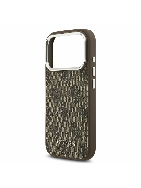 Guess Guess 4G MagSafe Hátlap iPhone 17 Pro-hoz Brown