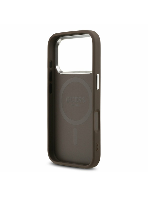 Guess Guess 4G MagSafe Hátlap iPhone 17 Pro-hoz Brown
