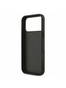 Guess Guess PU 4G Metal Logo Strap Hátlap iPhone 17 Pro Max-hoz Black