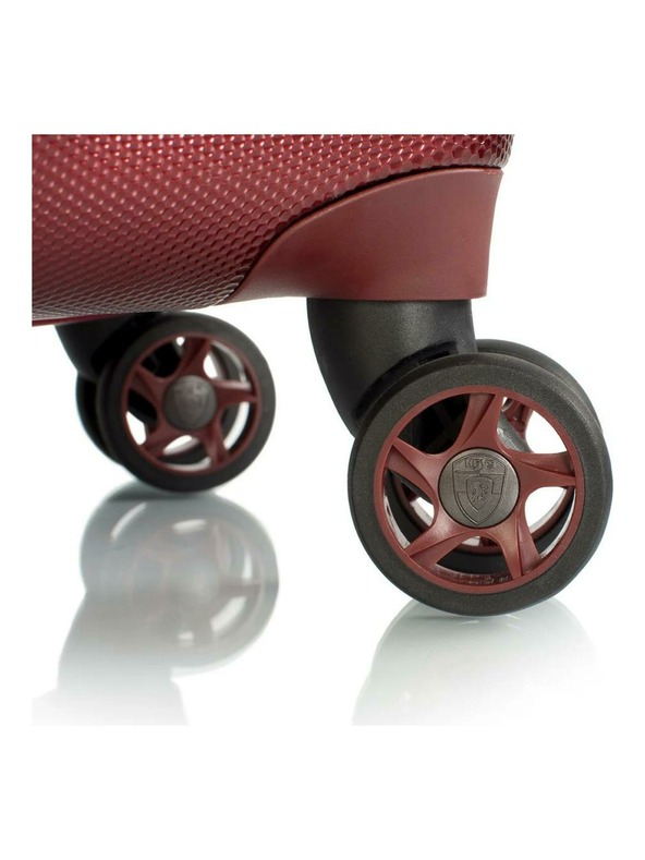 Heys Heys Vantage Smart Luggage M Burgundy utazókoffér