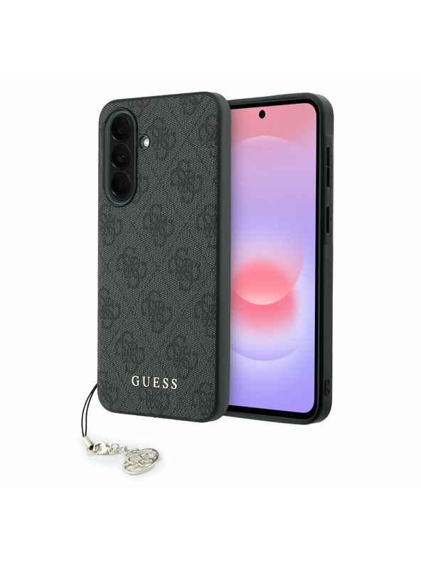 Guess Guess 4G Charm Hátsó Tok Samsung Galaxy A37-hez Black