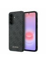 Guess Guess PU 4G Metal Classic Logo Hátsó Tok Samsung Galaxy A37-hez Grey