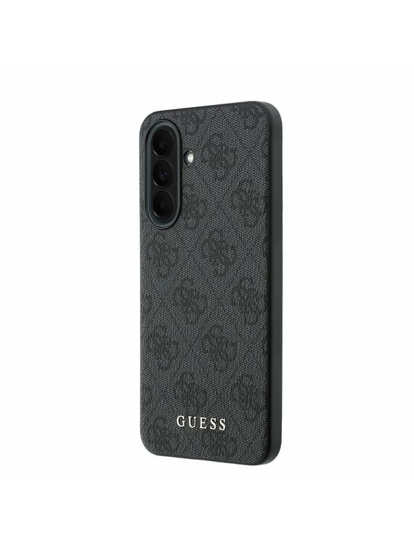 Guess Guess PU 4G Metal Classic Logo Hátsó Tok Samsung Galaxy A37-hez Grey