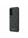 Guess Guess PU 4G Metal Classic Logo Hátsó Tok Samsung Galaxy A37-hez Grey