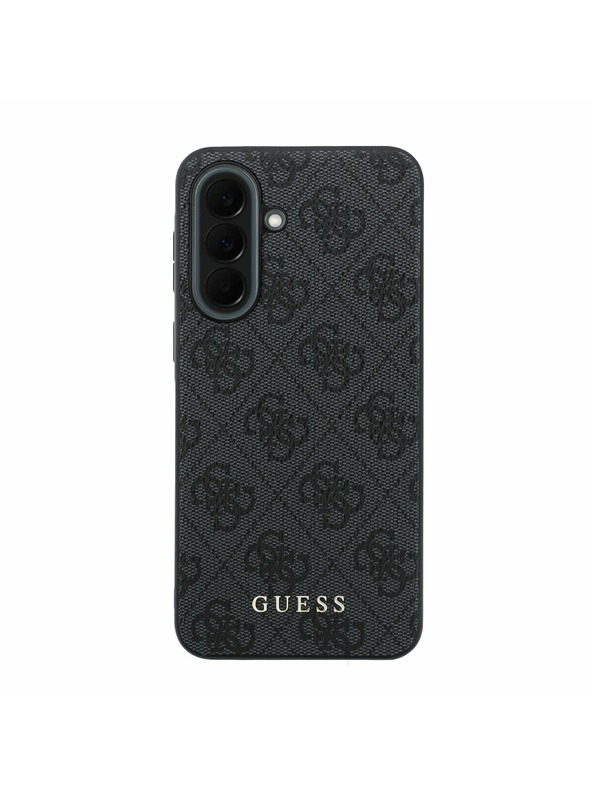 Guess Guess PU 4G Metal Classic Logo Hátsó Tok Samsung Galaxy A37-hez Grey
