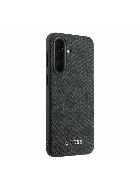 Guess Guess PU 4G Metal Classic Logo Hátsó Tok Samsung Galaxy A37-hez Grey