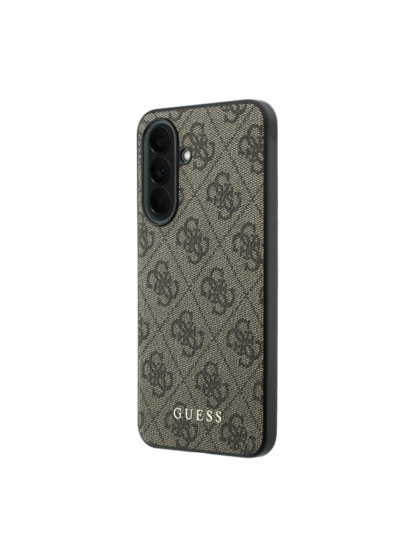 Guess Guess PU 4G Metal Classic Logo Hátsó Tok Samsung Galaxy A37-hez Brown