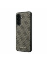 Guess Guess PU 4G Metal Classic Logo Hátsó Tok Samsung Galaxy A37-hez Brown