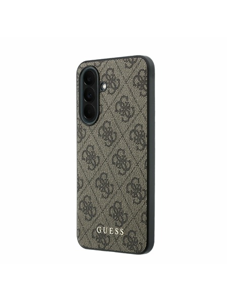 Guess Guess PU 4G Metal Classic Logo Hátsó Tok Samsung Galaxy A37-hez Brown