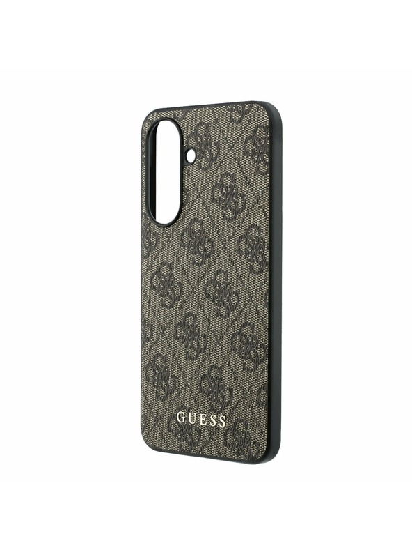 Guess Guess PU 4G Metal Classic Logo Hátsó Tok Samsung Galaxy A37-hez Brown