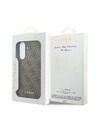Guess Guess PU 4G Metal Classic Logo Hátsó Tok Samsung Galaxy A37-hez Brown