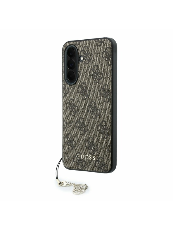 Guess Guess 4G Charm Hátsó Tok Samsung Galaxy A37-hez Brown
