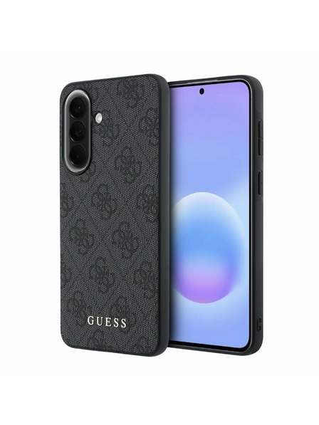 Guess Guess PU 4G Metal Classic Logo Hátsó Tok Samsung Galaxy A57-hez Grey