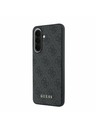 Guess Guess PU 4G Metal Classic Logo Hátsó Tok Samsung Galaxy A57-hez Grey