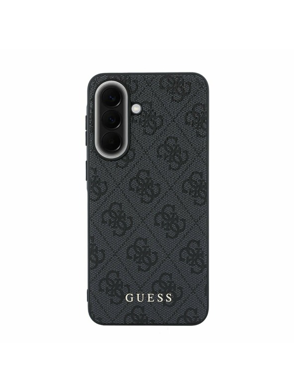 Guess Guess PU 4G Metal Classic Logo Hátsó Tok Samsung Galaxy A57-hez Grey
