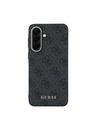 Guess Guess PU 4G Metal Classic Logo Hátsó Tok Samsung Galaxy A57-hez Grey