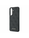 Guess Guess PU 4G Metal Classic Logo Hátsó Tok Samsung Galaxy A57-hez Grey